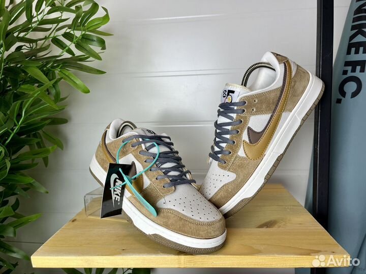 Кроссовки Nike SB Dunk Low 41-46 коричневый