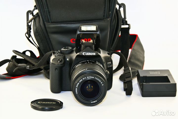 Canon EOS 550D/T2i 18.0MP зеркалка Kit Canon 18-55