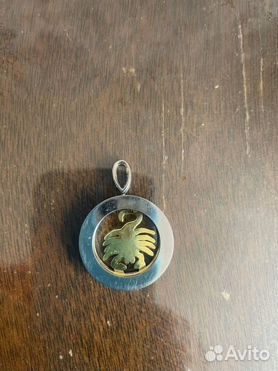 Кулон серебро