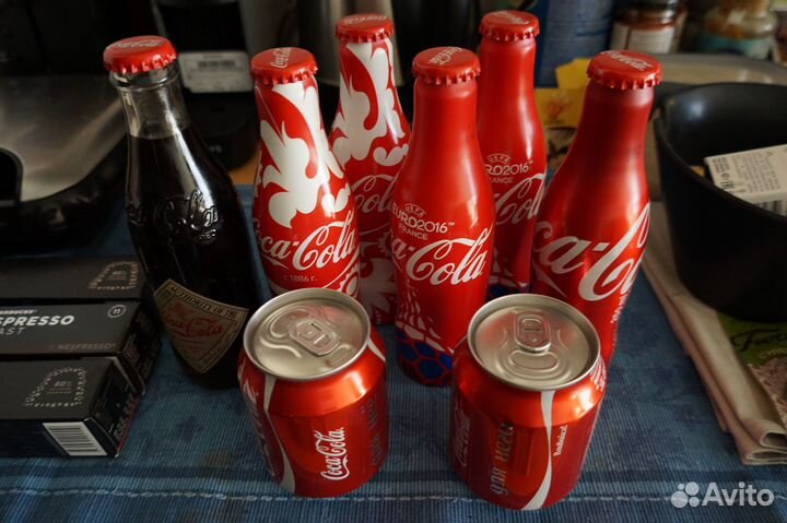 Коллекционные бутылки \ банки coca cola