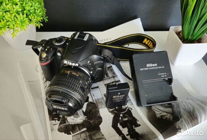 Фотокамера Nikon d3200 / Объектив nikon 18-55mm