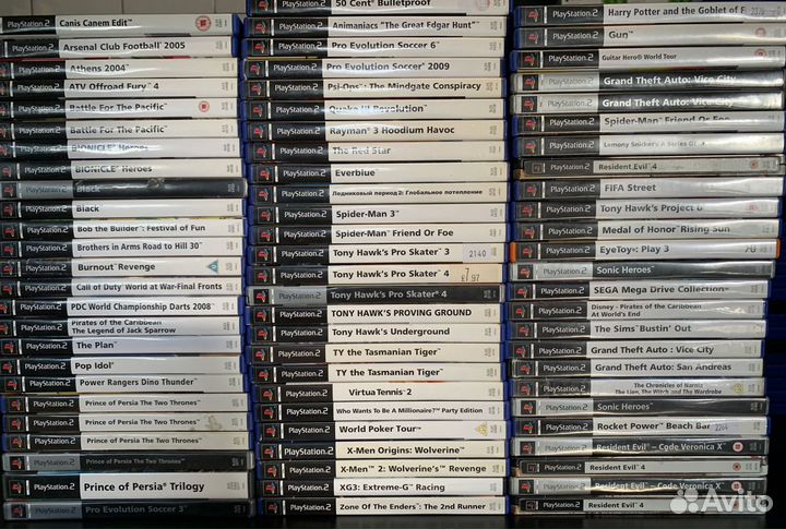 Игры для Sony PlayStation 2 в ассортименте