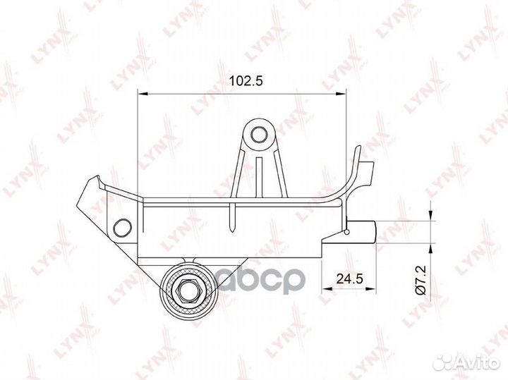 Натяжитель ремня грм PT1001 lynxauto