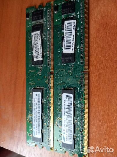 Оперативная память ddr2 1gb и 512 мб