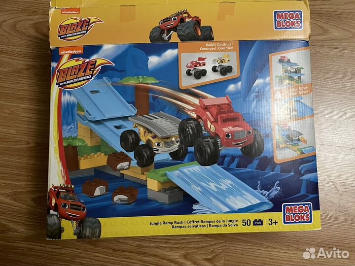 Вспыш и чудо машинки Mega blocks