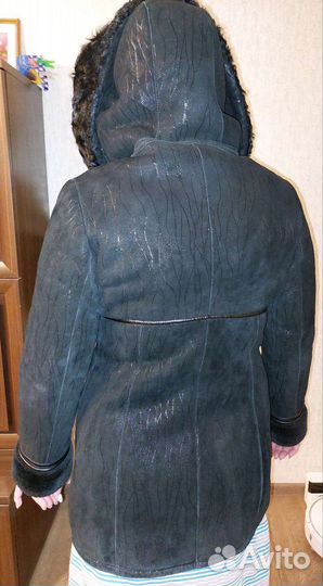 Дубленка зимняя женская 44 46