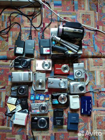 Цифровые фотоаппараты бу (13 штук)