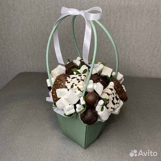 Съедобные букеты для женщин