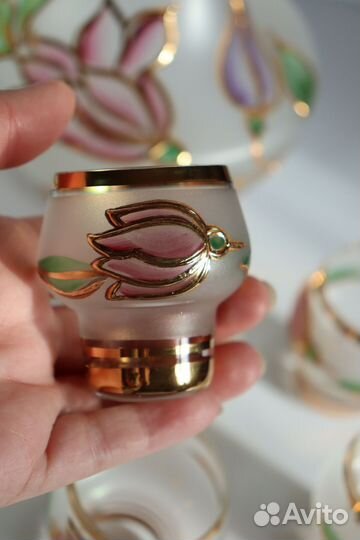 Редкий ликерный набор богемия Чехословакия