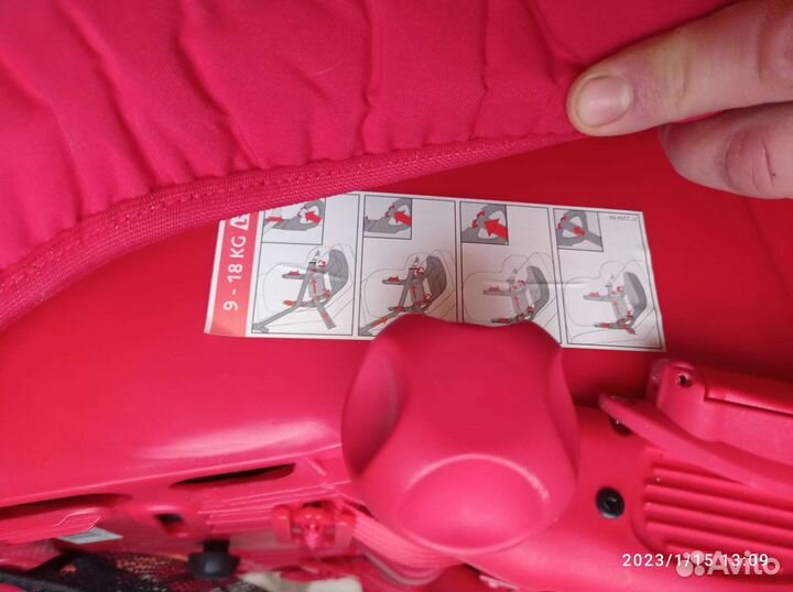 Детское автокресло chico 9 до 18 кг