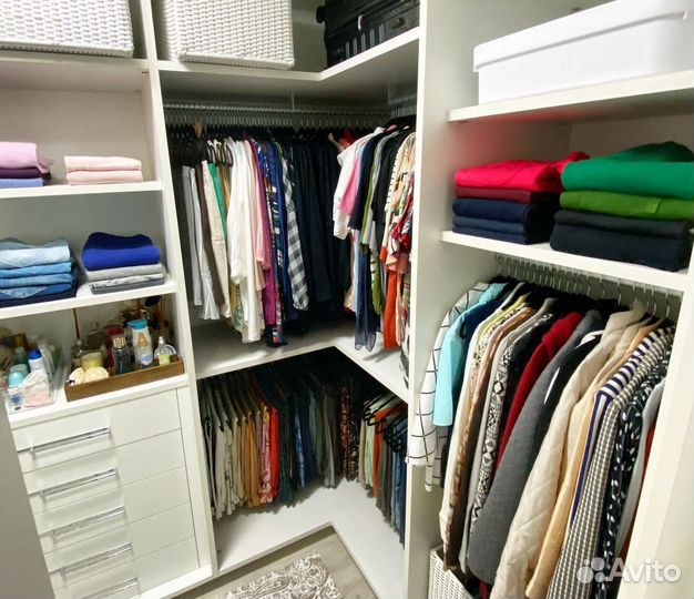 Гардеробная на заказ, шкафы в гардеробную каталог