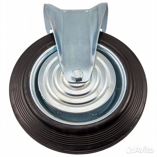 Опора неповоротная FC250, d250, черная литая рези