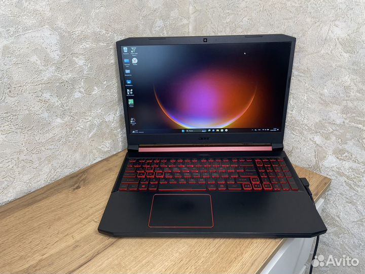 Игровой ноутбук acer nitro 5 gtx1650/ryzen5