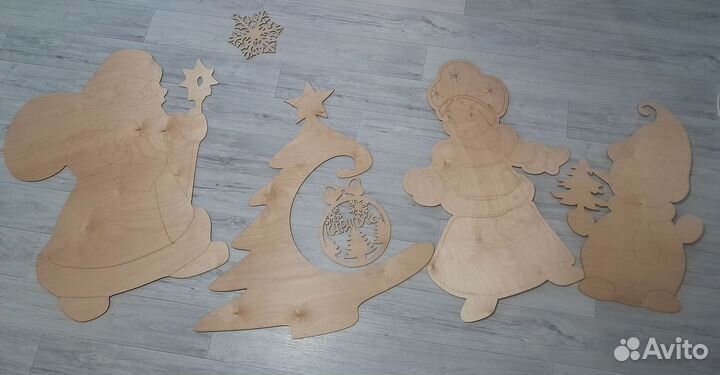 Заготовки для украшения территории до 90см