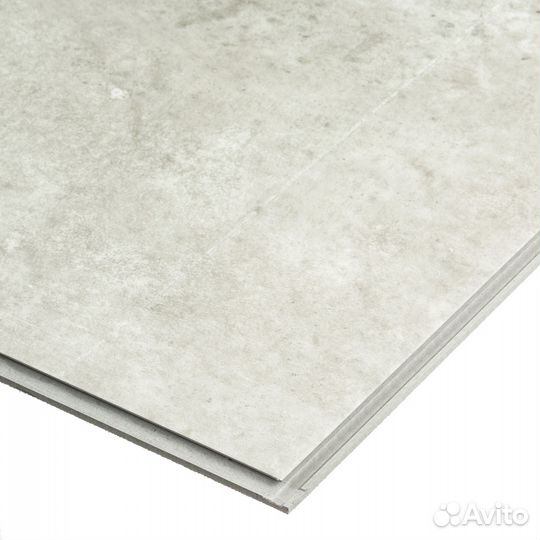 Плитка кварцвиниловая Tarkett Prime Click Soft Grey замковая 1,74 кв.м 3,85 мм с фаской