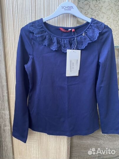 Блузка школьная для девочки 146