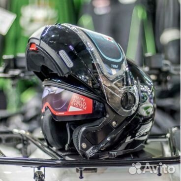 Шлем LS2 FF325 XL strobe (snow) для снегохода