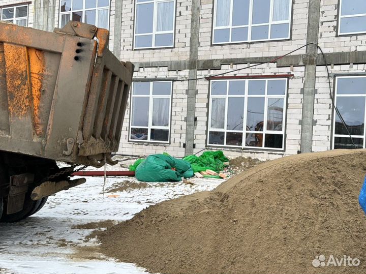 Песок строительный с доставкой