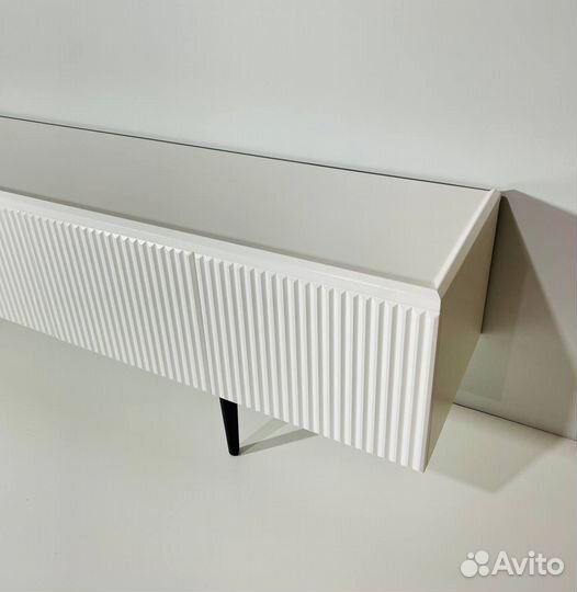 Тумба под тв браво / bravo борт (мдф) белый