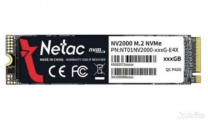 Внутренний SSD-диск Netac 512 гб NV2000