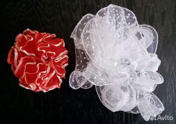 Резинки (бант) для волос+Салфеточка