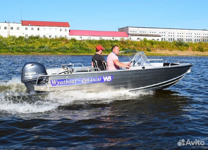 Новая лодка алюминиевая Wyatboat 490 DCM