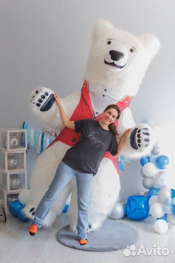 Белый мишка, поздравление, Зеленоград+розыгрыш