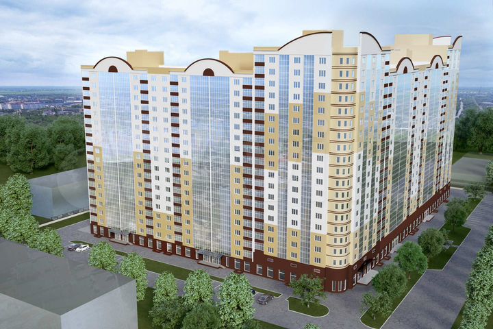 3-к. квартира, 104 м², 16/18 эт.