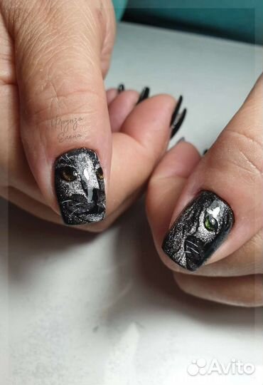 Шеллак, наращивание ногтей и ресниц, педикюр,брови