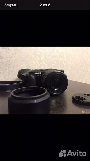 Фотоаппарат panasonic lumix GF6 с обьективом 25 mm