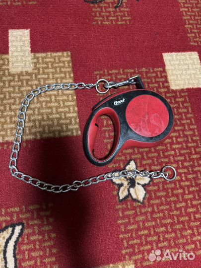 Набор для собаки ошейник, поводок, чесалка