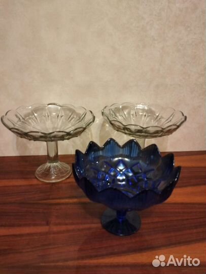 Конфетница хрусталь СССР