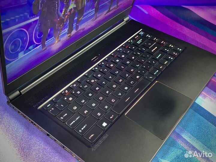 Ноутбук MSI Stealth / i5 + GTX 1660 Ti MAX-Q