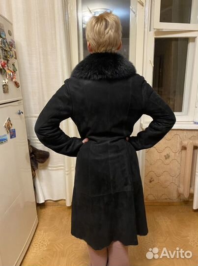 Дубленка натуральная женская облегченная, 44-46 р