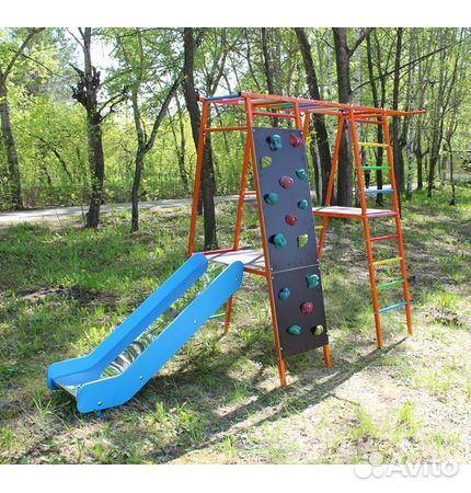 Спортивный комплекс Царь горы с горкой нержавейка