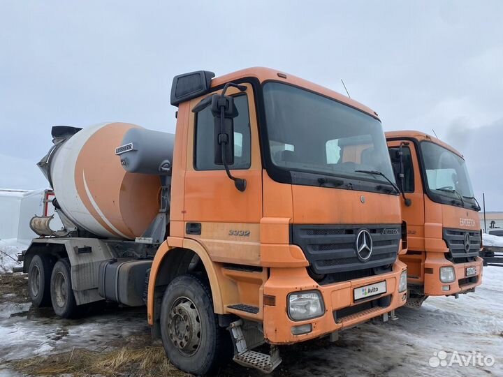 Автобетоносмеситель Mercedes-Benz Actros 3332, 2007