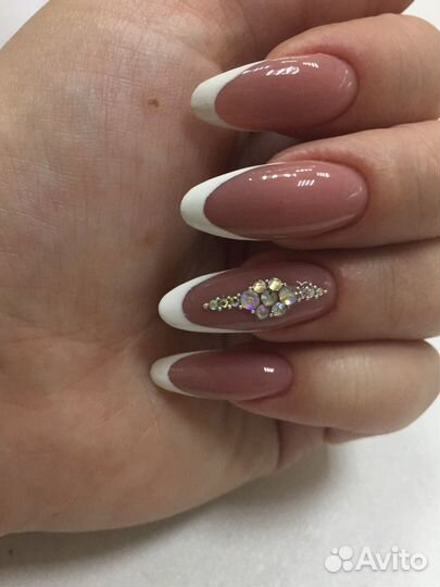 Наращивание ногтей, покрытие гель-лак, маникюр и п