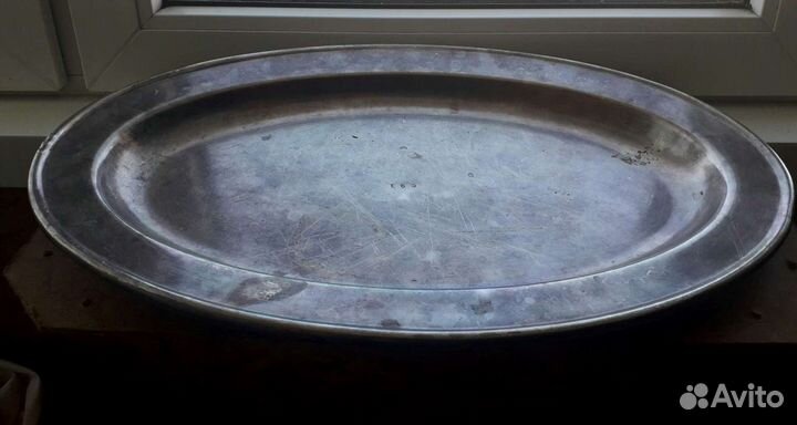 Поднос мельхиоровый СССР