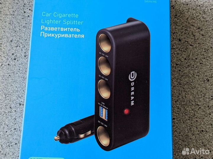 Разветвитель прикуривателя с USB