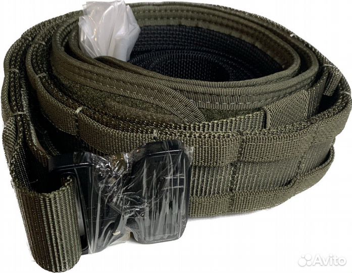 Тактический пояс, трёхслойный с molle