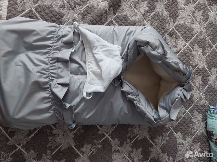 Конверт на выписку зимний в хорошем состоянии