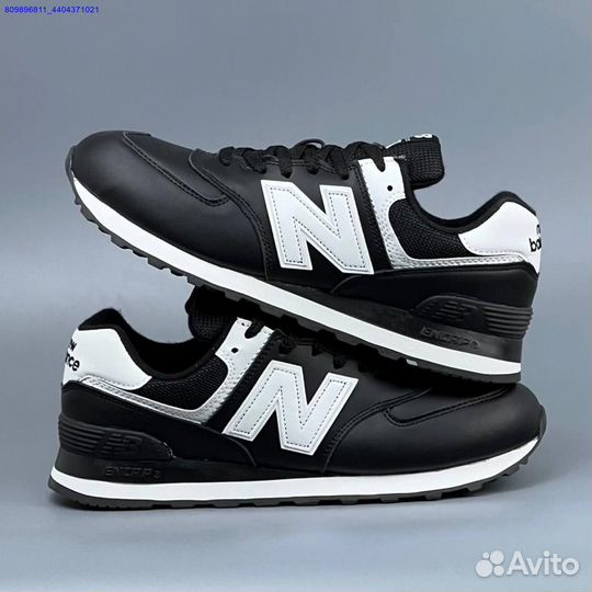 Кроссовки New Balance 574 Black (Арт.79616)