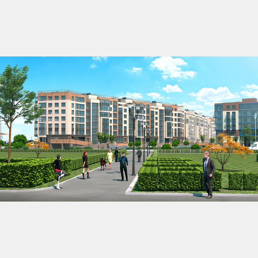 2-к. квартира, 64,7 м², 2/7 эт.