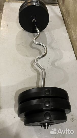 Штанги изогнутые от 22,5кг до 55кг новые