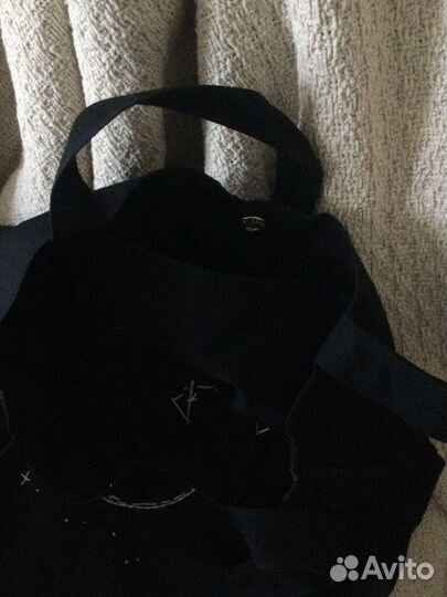 Сумка шоппер с вышивкой