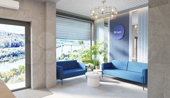 2-к. квартира, 53,7 м², 12/19 эт.