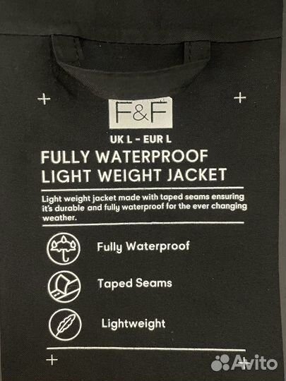 Куртка- дождевик F&F/ Florence & Fred