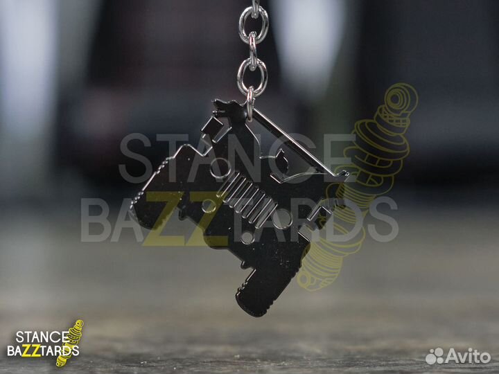 Брелок на ключи Jeep, JBR-KC-22 bk