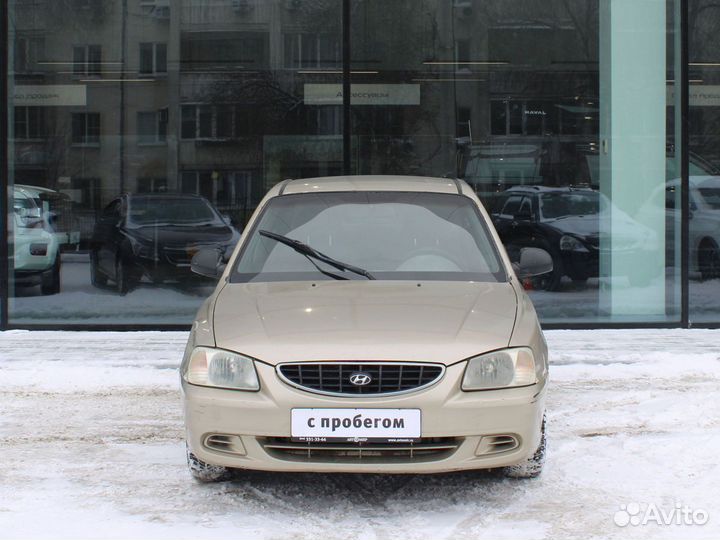 Hyundai Accent 1.5 AT, 2004, 165 409 км