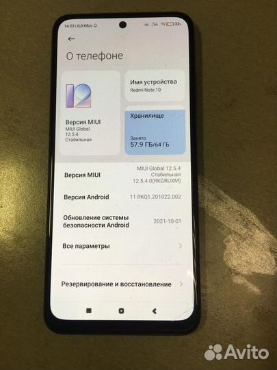 Xiaomi redmi note 10 4/64GB